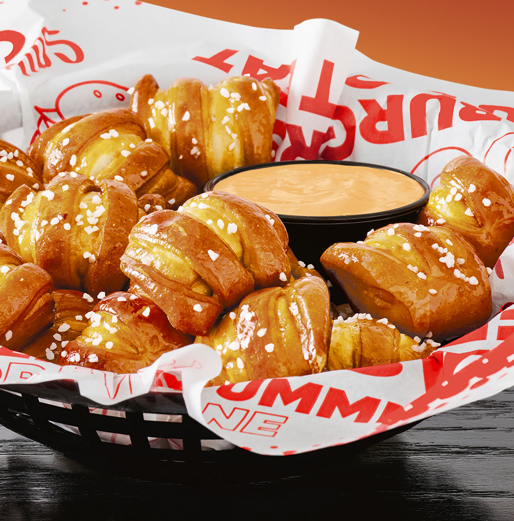 Pretzel Bites with beer cheese