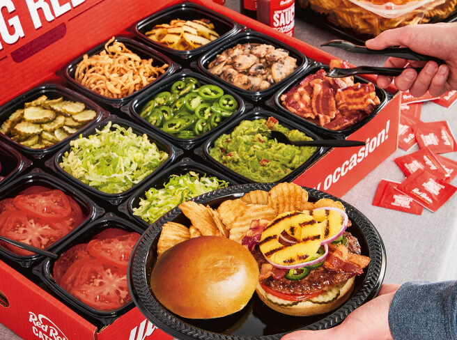 Red Robin Catering Gourmet Burger Bar
